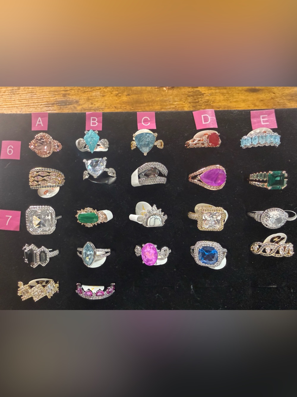 Bomb Party OG rings size 6/7 Lot